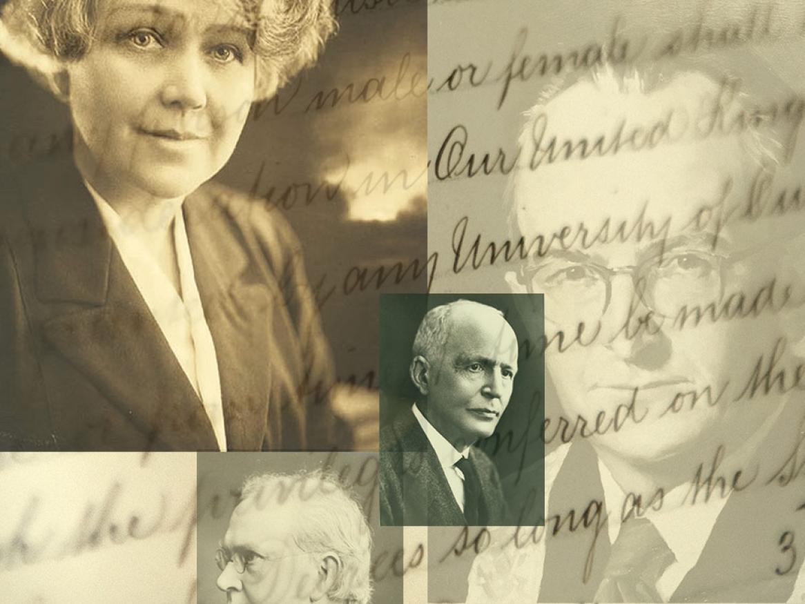 Collage of University Archives images